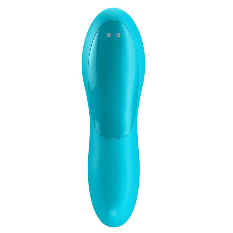 Вібратор на палець – Satisfyer Teaser Light Blue – 12 різноманітних режимів вібрації