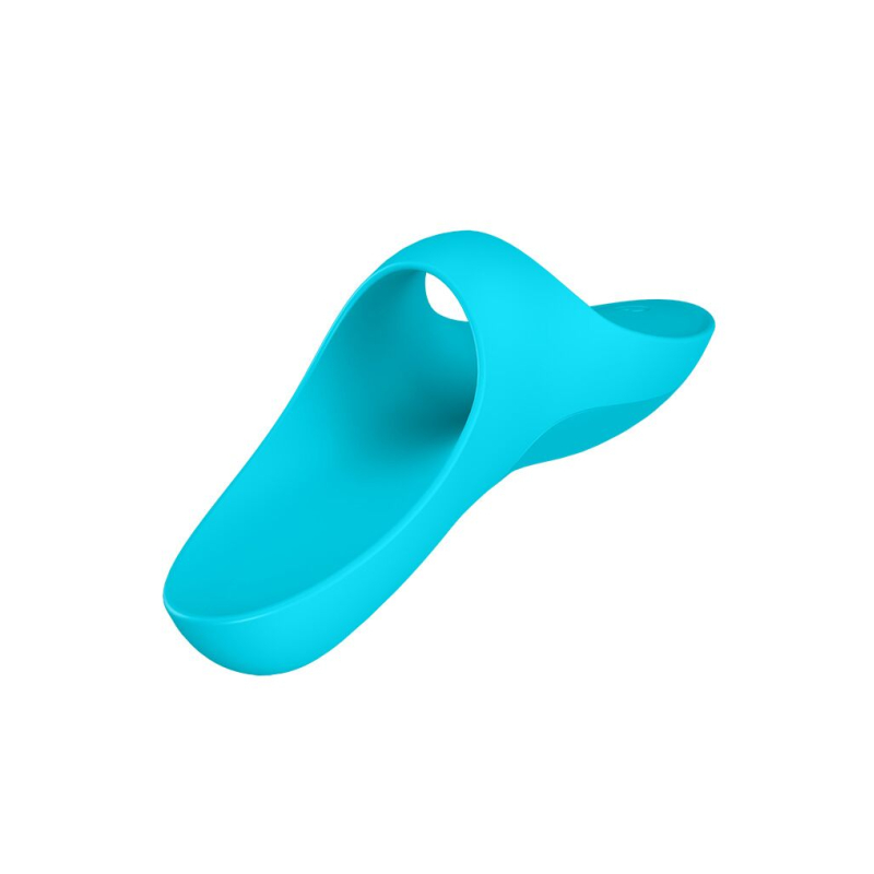 Вібратор на палець – Satisfyer Teaser Light Blue – 12 різноманітних режимів вібрації