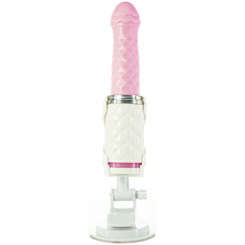 Вібратор-пульсатор з присоскою – Pillow Talk Feisty Thrusting Pink – 5 режимів, м'яка голівка, мульті-пульсація