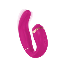 Вібратор-пульсатор з вакуумною стимуляцією – Adrien Lastic My G Pink – 2 двигуна, водонепроникний