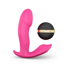 Вібратор з підігрівом до 45°– Dorcel Secret Clit – пульт + голосове керування, можно у трусики 