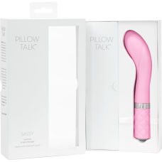 Вібратор з кристалом Сваровські для точки G – Pillow Talk Sassy Pink – розкішна подарункова упаковка