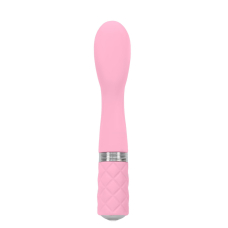 Вибратор с кристаллом Сваровски для точки G – Pillow Talk Sassy Pink – роскошная подарочная упаковка
