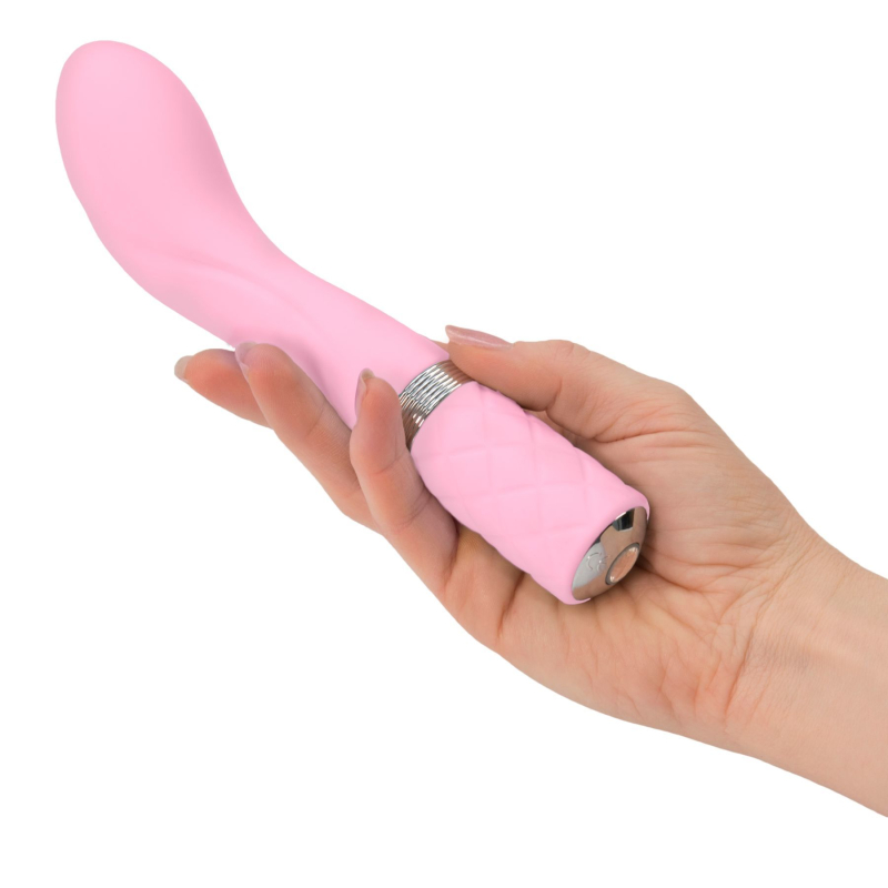 Вібратор з кристалом Сваровські для точки G – Pillow Talk Sassy Pink – розкішна подарункова упаковка