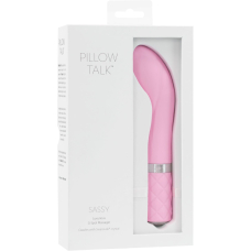 Вібратор з кристалом Сваровські для точки G – Pillow Talk Sassy Pink – розкішна подарункова упаковка