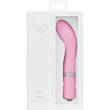 Вібратор з кристалом Сваровські для точки G – Pillow Talk Sassy Pink – розкішна подарункова упаковка