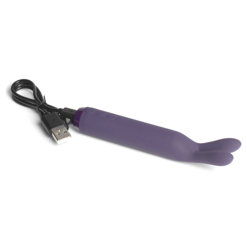 Вибратор с ушками Je Joue Rabbit Bullet Vibrator Purple – 5 скоростей, 7 режимов вибрации, 1 мощный моторчик