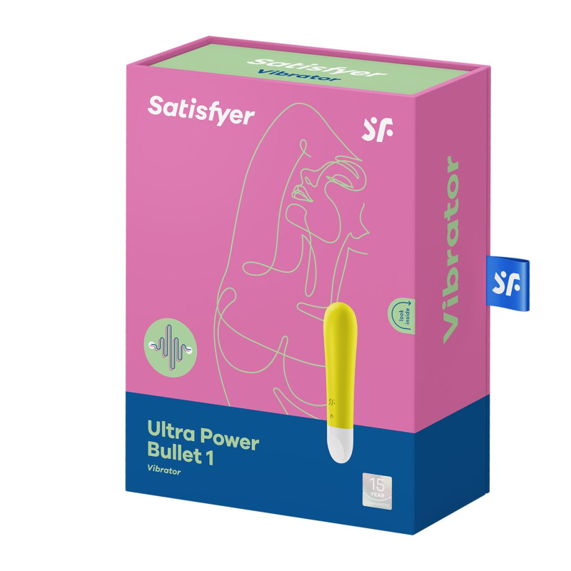 Виброкуля перезаряжаемая Satisfyer Ultra Power Bullet 1 Yellow