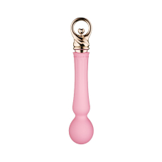 Вибромассажер для точки G с подогревом до 42° – Zalo Sweet Magic Confidence Wand Fairy Pink – 8 вибро-режимов