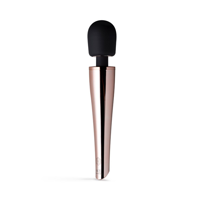 Вибромассажер микрофон Rosy Gold Nouveau Wand – 10 режимов вибрации для массажа и стимуляции различных участков тела