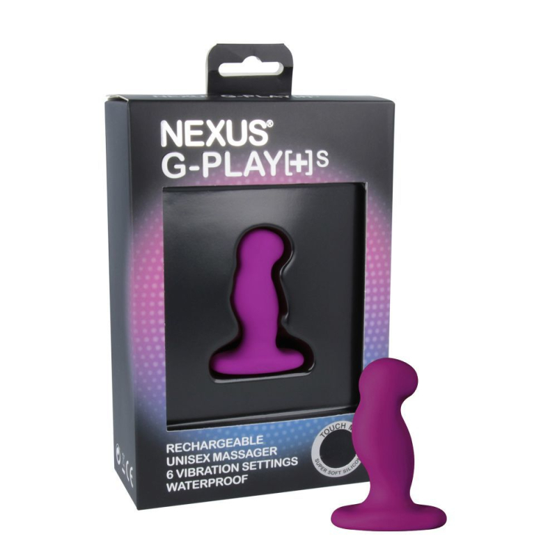 Вибромассажёр простаты Nexus G-Play Plus S Purple, макс диаметр 2.3 см, перезаряжается