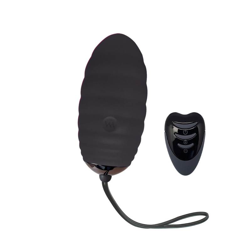 Виброяйцо с пультом – Adrien Lastic Ocean Breeze 2.0 Black – мощный мотор, 10 вибро-режимов