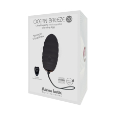 Віброяйце з пультом – Adrien Lastic Ocean Breeze 2.0 Black – потужний мотор, 10 вібро-режимів