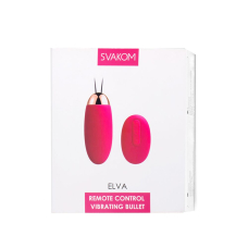 Віброяйце з пультом керування Svakom Elva Plum Red – 5 режимів роботи, 5 рівнів інтенсивності, інтелектуальний режим