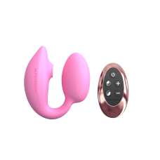 Віброяйце з вакуумною кліторальною стимуляцією – Love To Love Wonderlover PINK PASSION