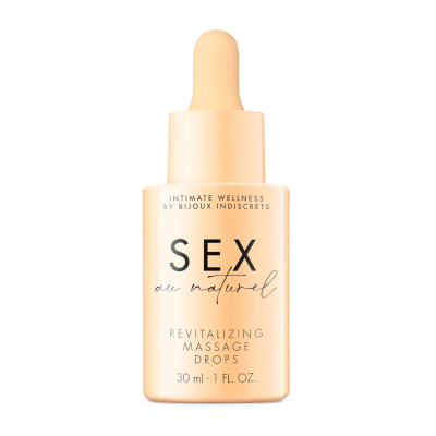 Відновлювальні краплі для масажу Bijoux Indiscrets Sex au Naturel – Revitalizing Massage Drops