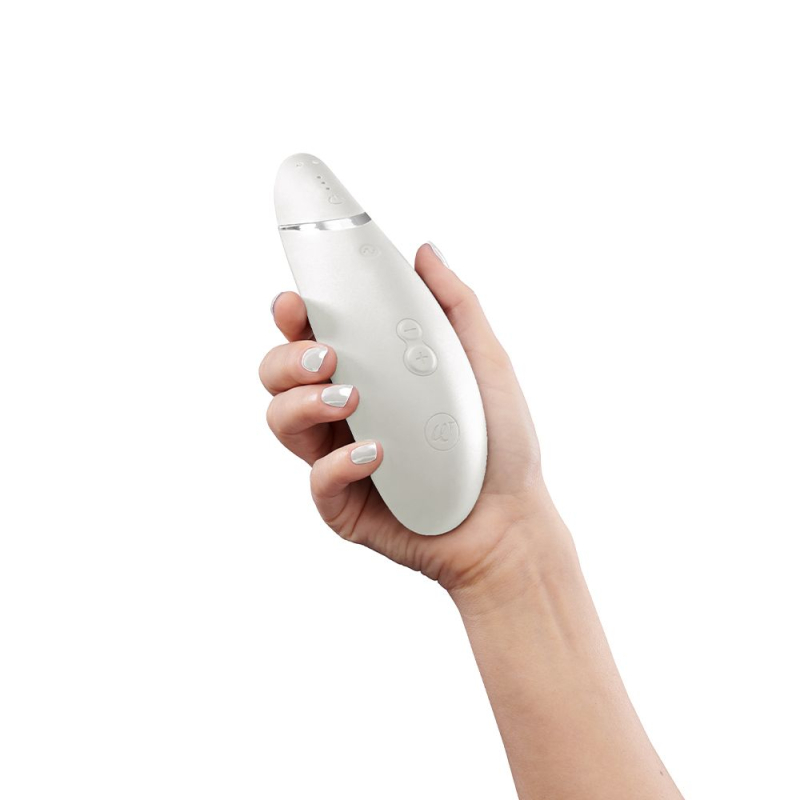 Womanizer Premium 2 Grey – Вакуумний кліторальний стимулятор з функціями Autopilot, Smart Silence