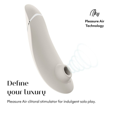 Womanizer Premium 2 Grey – Вакуумний кліторальний стимулятор з функціями Autopilot, Smart Silence