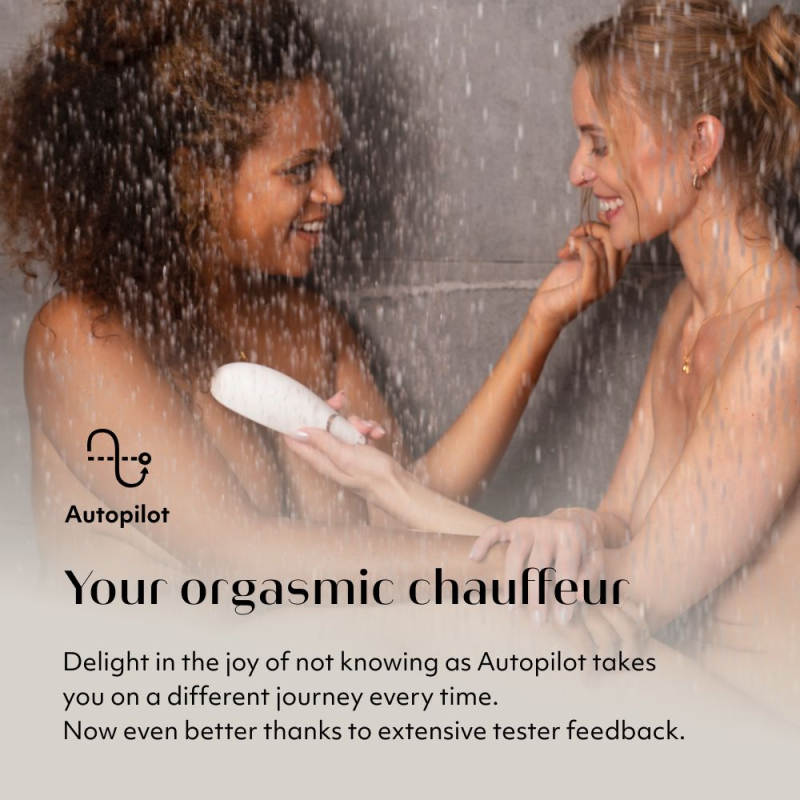 Womanizer Premium 2 Grey – Вакуумний кліторальний стимулятор з функціями Autopilot, Smart Silence