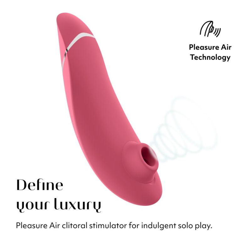 Womanizer Premium 2 Raspberry – Вакуумный клиторальный стимулятор с функциями Autopilot, Smart Silence