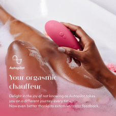 Womanizer Premium 2 Raspberry – Вакуумний кліторальний стимулятор з функціями Autopilot, Smart Silence