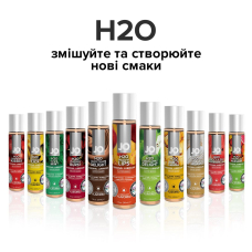 Змазка на водній основі JO H2O – Peachy Lips (30 мл) без цукру, рослинний гліцерин