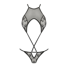 Ажурний боді Passion AZALIA BODY S/M, чорний колір