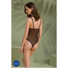 Боди Passion KERRIA BODY Черный, 2XL/3XL, с высокими вырезами и верхом балконет