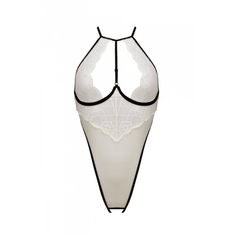 Боди с доступом Passion CHIKA BODY L/XL, кремовый