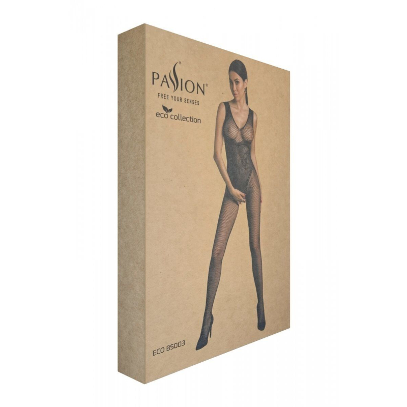 Боди-стокинг Passion ECO BS003 черный цвет