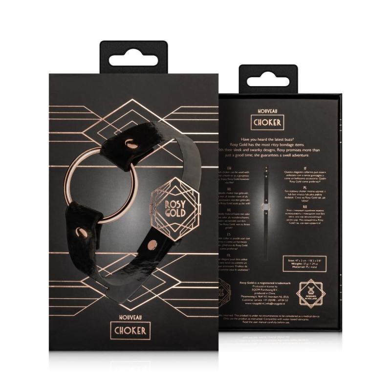 Чокер Rosy Gold – Choker – Чорний колір