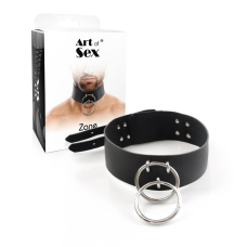 Чоловічий чокер із натуральної шкіри Art of Sex – Zane Collar