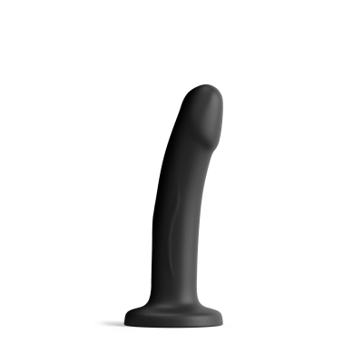 Чорний дилдо на присосці – Dorcel Real Pleasure S Black - довжина 16 см