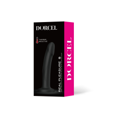 Чорний дилдо на присосці – Dorcel Real Pleasure S Black - довжина 16 см