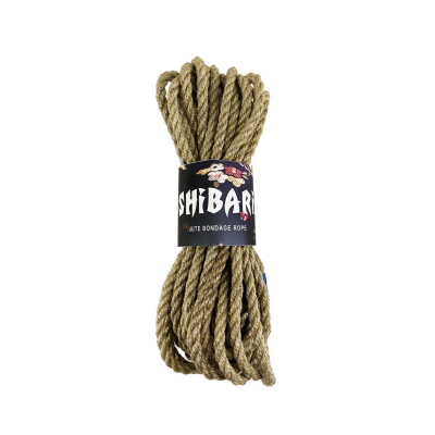 Джутовая веревка для шибари Feral Feelings Shibari Rope, 8 м серая