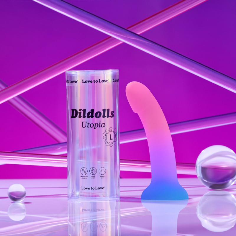 Дилдо на присосці Love To Love Dildolls Utopia L – ультрам’який, 17.5 см