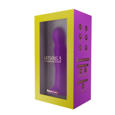 Фаллоимитатор с присоской Adrien Lastic Hitsens 3 Purple, длина 18.2 см, диаметр 4.1 см, подходит для страпона