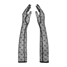 Довгі сітчасті рукавички Obsessive Obsessivia gloves Чорний O/S, чорні
