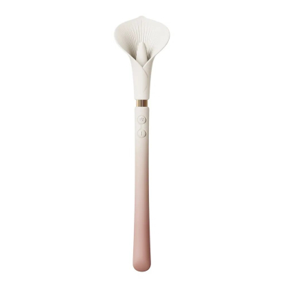 Двусторонний вибромассажер – Zalo Calla Blossom Pink, 2 мотора