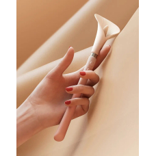 Двусторонний вибромассажер – Zalo Calla Blossom Pink, 2 мотора