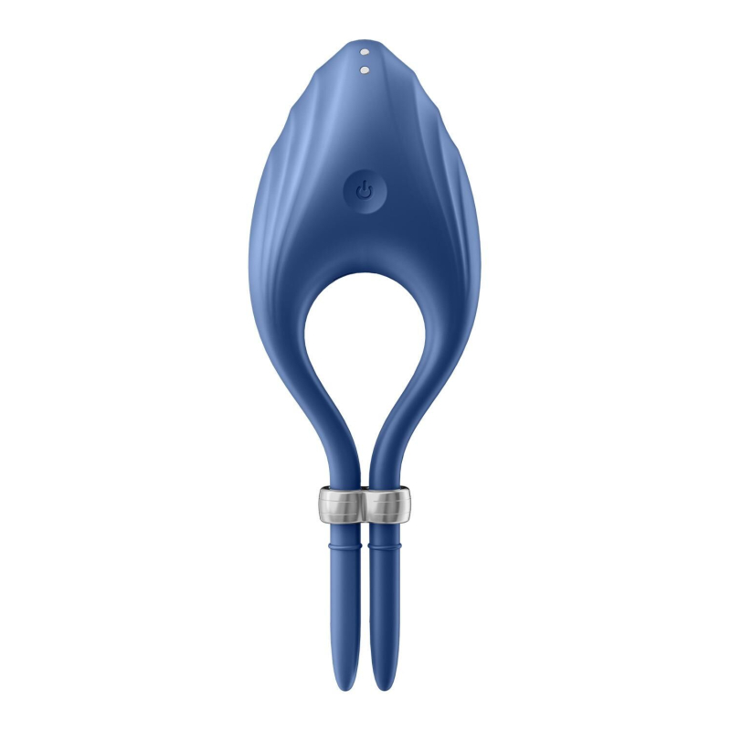 Эрекционное виброкольцо-ласо Satisfyer Duelist Blue, 10 режимов, мощный мотор