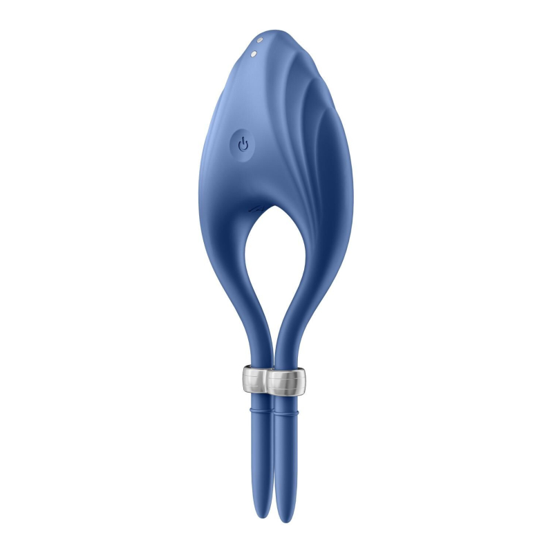 Эрекционное виброкольцо-ласо Satisfyer Duelist Blue, 10 режимов, мощный мотор