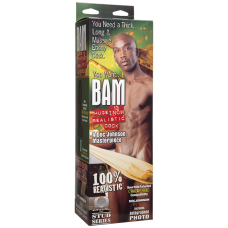Великий фалоімітатор Doc Johnson BAM – Realistic Cock, довжина 32 см