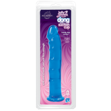 Фалоімітатор Doc Johnson Jelly Jewels Dong & Suction Cup Blue, антибактеріальний ПВХ, довжина 20 см, діам. 3.6 см