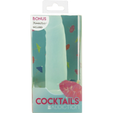 Фалоімітатор на присосці Cocktails by Addiction – Mint Mojito, довжина 16 см