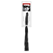 Флогер с ручкой-дилдо Fetish Tentation Whip with Dildo Handle