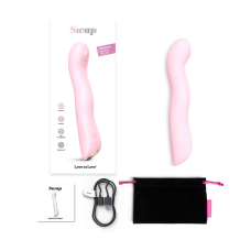 Гнучкий вібратор з пульсівною перлиною для точки G – Love To Love SWAP BABY PINK – 3 мотори