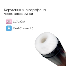 Інтерактивний смарт-мастурбатор Svakom Hannes Neo – підігрів до 38°C