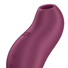 Кліторальний вакуумний стимулятор з вібрацією – Satisfyer Pocket Pro 1 Purple – 11 режимів вакууму + 12 вібрації