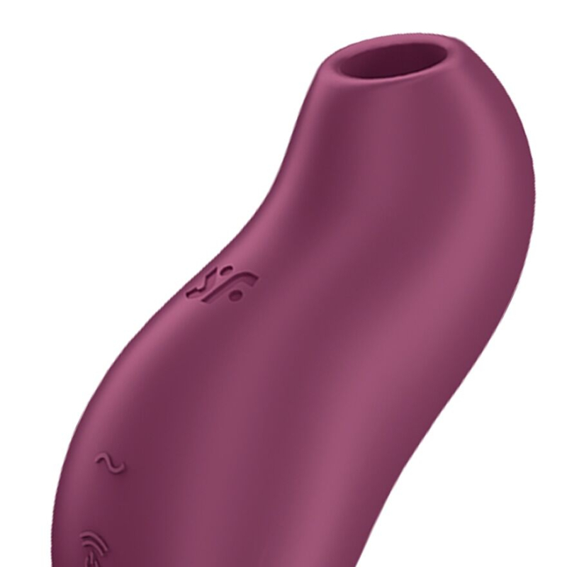 Кліторальний вакуумний стимулятор з вібрацією – Satisfyer Pocket Pro 1 Purple – 11 режимів вакууму + 12 вібрації